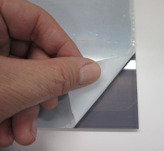 PC UV Platte 6mm Grau getönt 297 x 207mm Polycarbonat Kunststoffglas