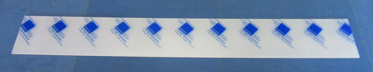 Acryl GS-Platte 6mm Zuschnitt 1200x155 mm Frost farblos Kunststoffglas Acrylglas