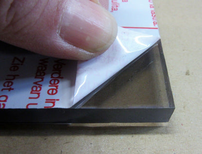 PC Platte 10mm FRGrey 799 Grau getönt 424/420 x 335mm Polycarbonat Kunststoffglas