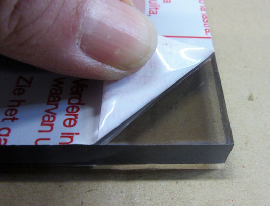PC Platte 10mm FRGrey 799 Grau getönt 424/420 x 335mm Polycarbonat Kunststoffglas