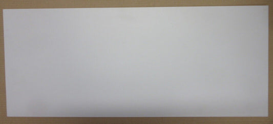 PVC Hartschaumplatte 6mm Zuschnitt hellgrau/Weiß 485 x 228mm Kunststoff Platte