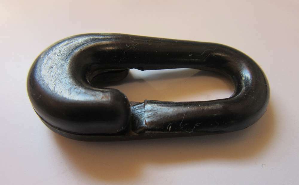 Kettenglied Notglied Verbindungsglied Schwarz für 5 MM Kunststoffkette Absperrke