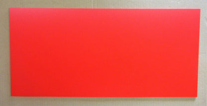 PVC Hartschaumplatte 6mm Zuschnitt rot 688 x 328mm - Simopor S Kunststoff Platte