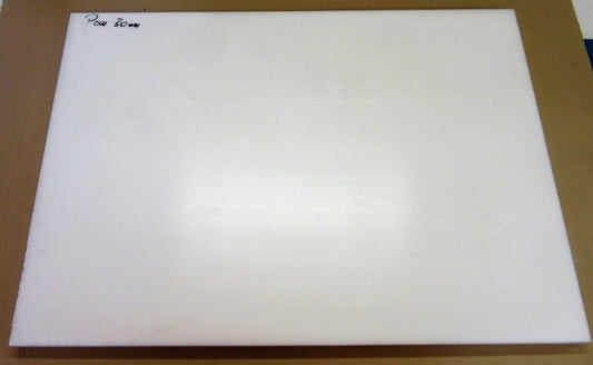 POM-C-Platte 30mm Natur Zuschnitt 869 x 618mm Vollmaterial Technischer Kunststoff