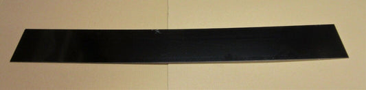 Alu-Verbundplatte 3mm Zuschnitt 1227 x 163mm Deckschicht 0,3mm in Schwarz glänzend