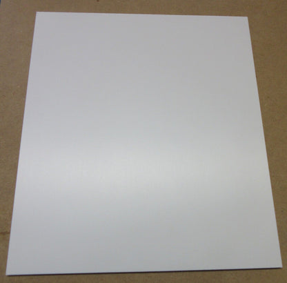 PVC Hartschaumplatte 6mm Zuschnitt weiß 350 x 310mm - Kunststoff Platte
