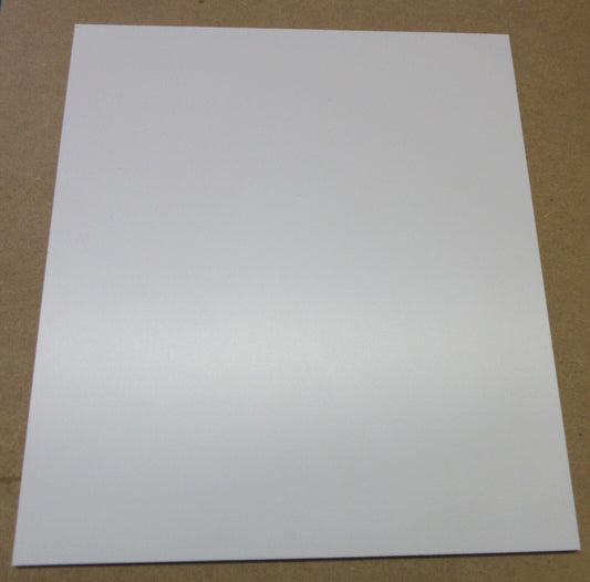PVC Hartschaumplatte 6mm Zuschnitt weiß 350 x 310mm - Kunststoff Platte