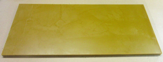 PUR Platte 25mm Ocker 90 Shore A 900 x 395mm Vollmaterial Kunststoff