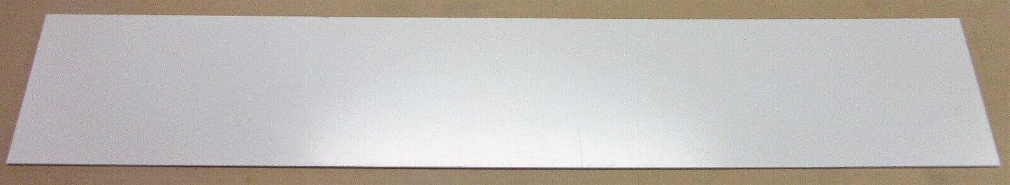 PVC Hartschaumplatte 5mm Zuschnitt weiß 680 x 165mm - KömaPrint® Kunststoffplatte