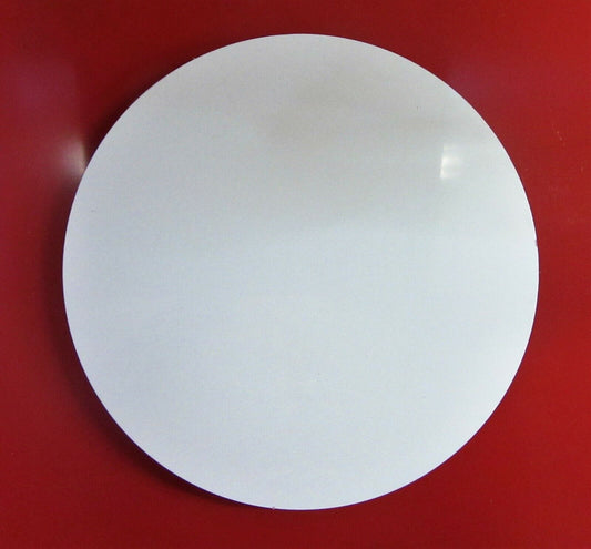 PVC Hartschaumplatte 19,4mm Zuschnitt Kreis Weiß Ø 332mm - Kunststoff Platte
