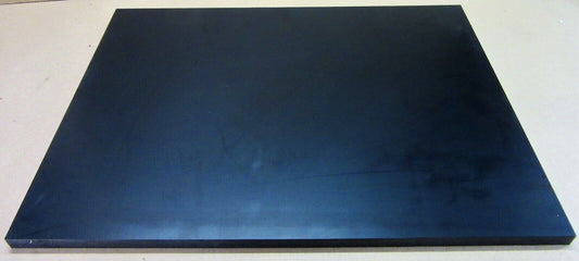 PE HD Platte 20mm 670 x 500mm Schwarz Vollmaterial Technischer Kunststoff
