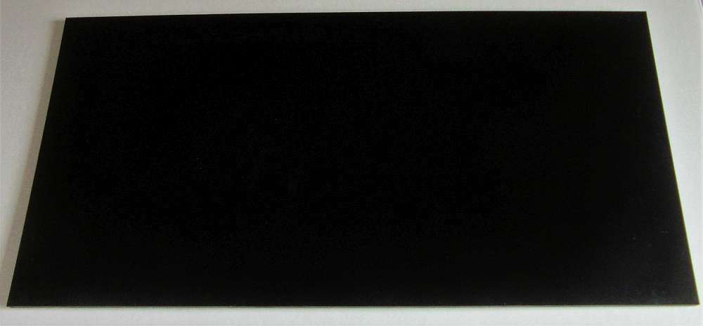 PE 100 Platte 6mm 496 x 246mm Schwarz Vollmaterial Technischer Kunststoff