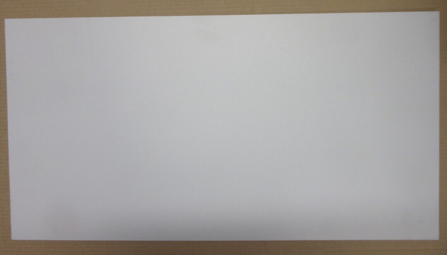 PVC Hartschaumplatte 6mm Zuschnitt hellgrau/Weiß 685 x 355mm Kunststoff Platte