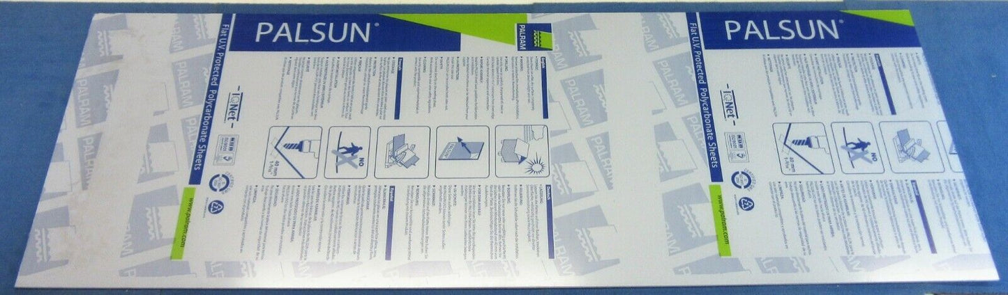 PC UV Platte 4mm Zuschnitt 1290 x 458mm Kunststoffglas transparent Polycarbonat