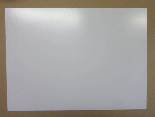 Polystyrol-Platte 2mm 940 x 735mm Weiß matt Kunststoff HIPS-Platte