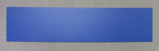 PVC Hartschaumplatte 6mm Zuschnitt Dunkelblau lackiert 495 x 117mm Kunststoffplatte