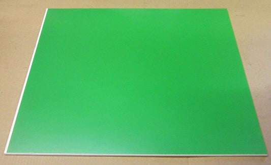 PVC Hartschaumplatte 6mm Zuschnitt grün lackiert 521 x 485mm - Kunststoffplatte