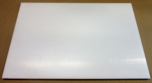 PE-HD 500 Platte 12mm Natur 604 x 506mm Vollmaterial Technischer Kunststoff