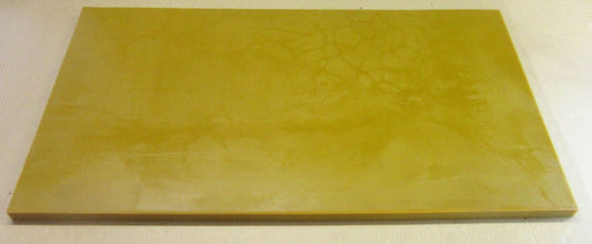 PUR Platte 25mm ocker 90 Shore A 900 x 497mm Vollmaterial Kunststoff
