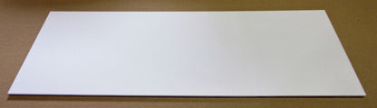 PVC Hartschaumplatte 6mm Zuschnitt weiß 490 x 214mm - Kunststoff Platte
