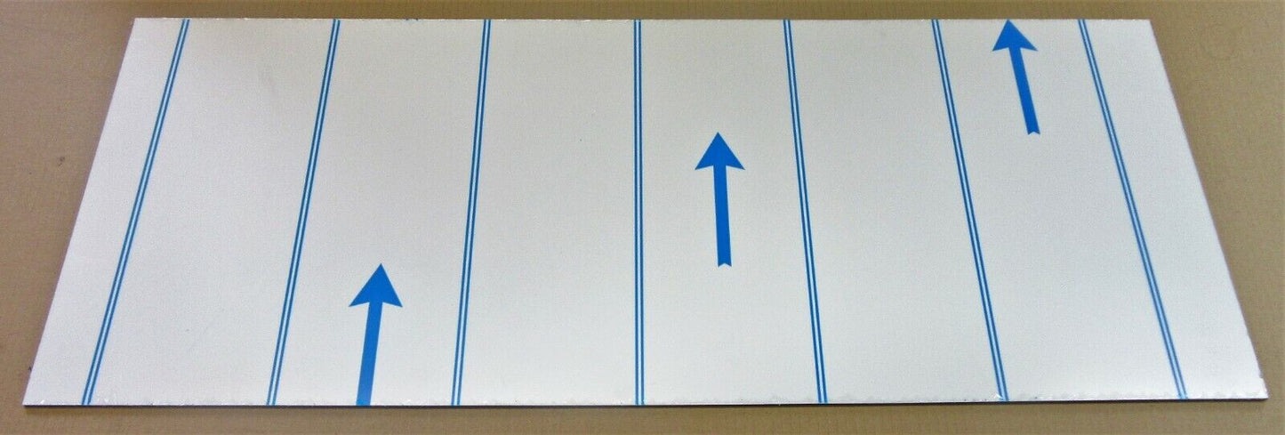 Alu-Verbundplatte 3mm weiß Zuschnitt 880 x 350mm, Deckschicht 0,3mm DIBOND®