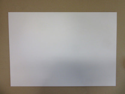 PVC Hartschaumplatte 5,5mm Zuschnitt Silber lackiert 703 x 488mm Kunststoff Platte