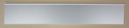 PVC Hartschaumplatte 6mm Zuschnitt Silber lackiert 755 x 127mm Kunststoffplatte