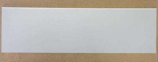 PVC Hartschaumplatte 6mm Zuschnitt hellgrau lackiert 660 x 198mm Kunststoffplatte