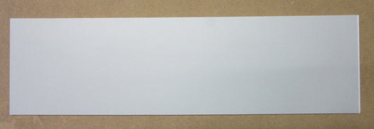 PVC Hartschaumplatte 6mm Zuschnitt hellgrau lackiert 520 x 145mm Kunststoffplatte