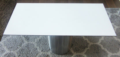 HPL Platte Tischplatte 8mm White beidseitig 1152 x 521mm TRESPA® Meteon® A03.0.0