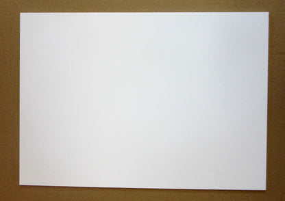 PVC Hartschaumplatte 6 mm weiß DIN A2 594 x 420mm Kunststoffplatte