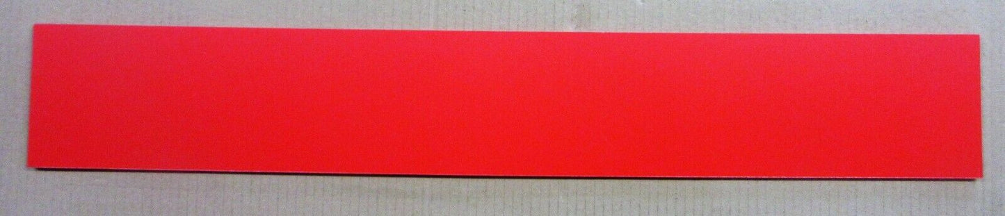 PVC Hartschaumplatte 6mm Zuschnitt rot 680 x 102mm - Simopor S Kunststoff Platte