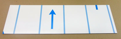 Alu-Verbundplatte 3mm weiß Zuschnitt 585 x 177mm, Deckschicht 0,3mm DIBOND®