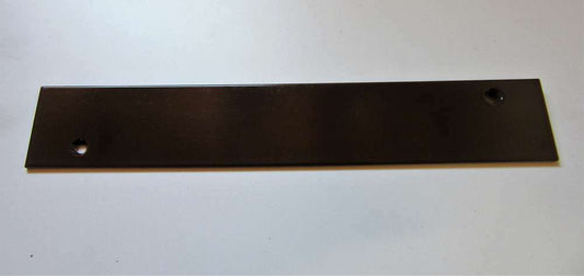 Alu-Endkappe Braun für Balkonbretter 181,5 x 31mm für Stoßverbindung - Kömabord