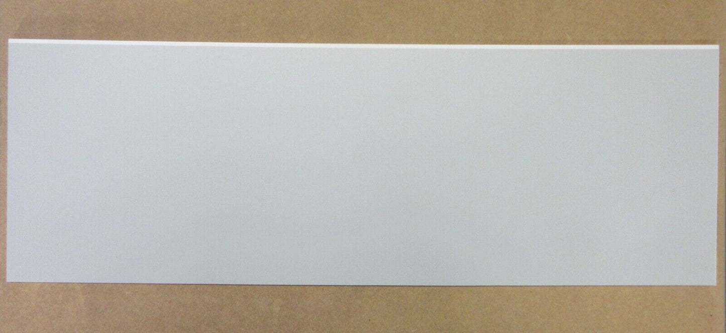 PVC Hartschaumplatte 6mm Zuschnitt hellgrau lackiert 553 x 197mm Kunststoffplatte