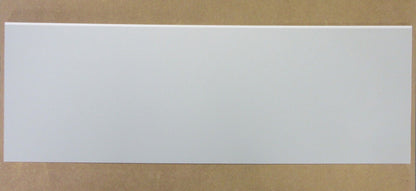 PVC Hartschaumplatte 6mm Zuschnitt hellgrau lackiert 553 x 197mm Kunststoffplatte