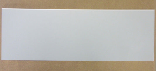 PVC Hartschaumplatte 6mm Zuschnitt hellgrau lackiert 553 x 197mm Kunststoffplatte
