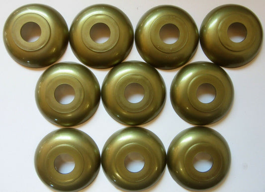 Rosette 60mm, Loch 18mm Kunststoff Gold – Rund