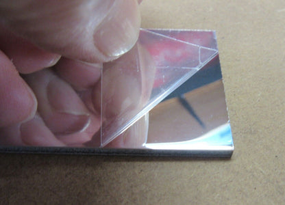 Alu-Verbundplatte 3mm Spiegel Innen und Außeneinsatz 700 x 44mm Streifen DIBOND®