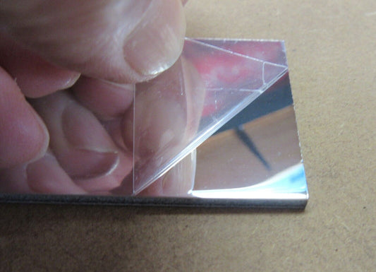 Alu-Verbundplatte 3mm Spiegel Innen und Außeneinsatz 700 x 44mm Streifen DIBOND®