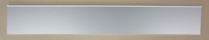 PVC Hartschaumplatte 6mm Zuschnitt Silber lackiert 688 x 92mm - Kunststoffplatte