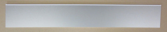 PVC Hartschaumplatte 6mm Zuschnitt Silber lackiert 688 x 92mm - Kunststoffplatte