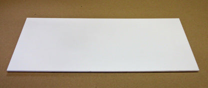PVC Hartschaumplatte 6mm Zuschnitt weiß  495 x 254mm Simopor S Kunststoff Platte