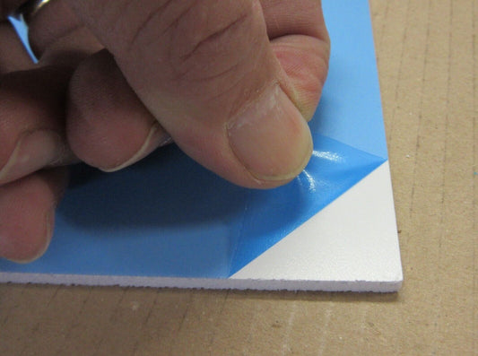 PVC Hartschaumplatte 5mm Zuschnitt weiß 420 x 278mm - Kunststoff Platte