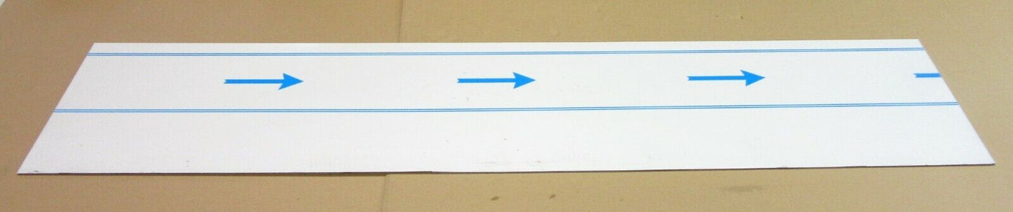Alu-Verbundplatte 3mm Zuschnitt 1339 x 278mm, Deckschicht 0,3mm in weiß