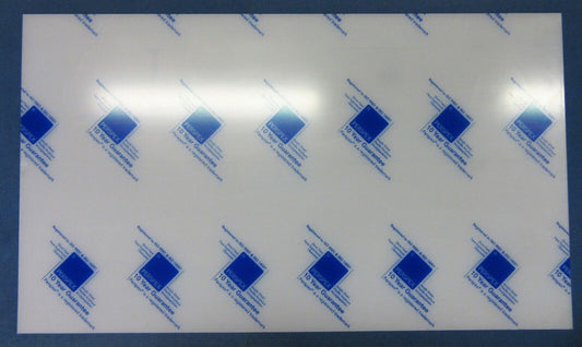 Acryl GS-Platte 3mm Zuschnitt 765 x 444mm Frost weiß S2 030 Kunststoffglas
