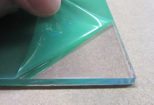 Kunststoffglas Platte 4mm Zuschnitt 441 x 376mm - UV beschichtet - klar