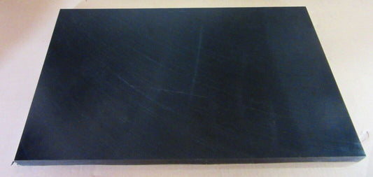 PE HD-500 Platte 25mm Schwarz 546 x 335mm Vollmaterial Technischer Kunststoff
