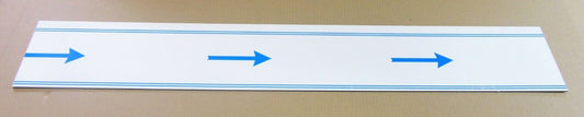 Alu-Verbundplatte 3mm weiß Zuschnitt 1037 x 161mm, Deckschicht 0,3mm DIBOND®