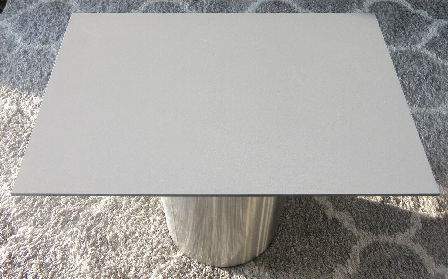 HPL Platte Tischplatte 8mm Mid Grey beidseitig 725 x 499mm TRESPA® Meteon®